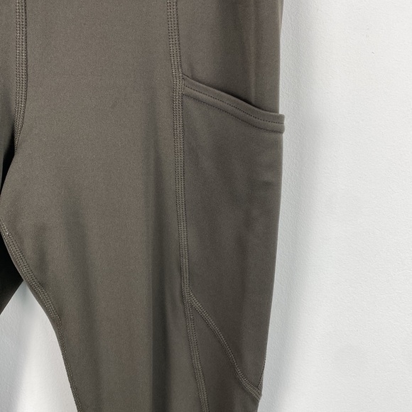QUINCE Olive Green Ultra-Soft High-Rise Pocket Legging NWT Size Small - Picture 7 of 13